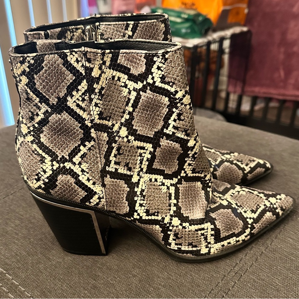 Snakeskin boots